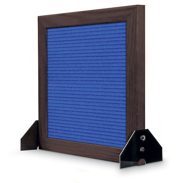 Indoor Enclosed Combo Board, 48"x36", Bronze Frame/Blue & Amethyst
